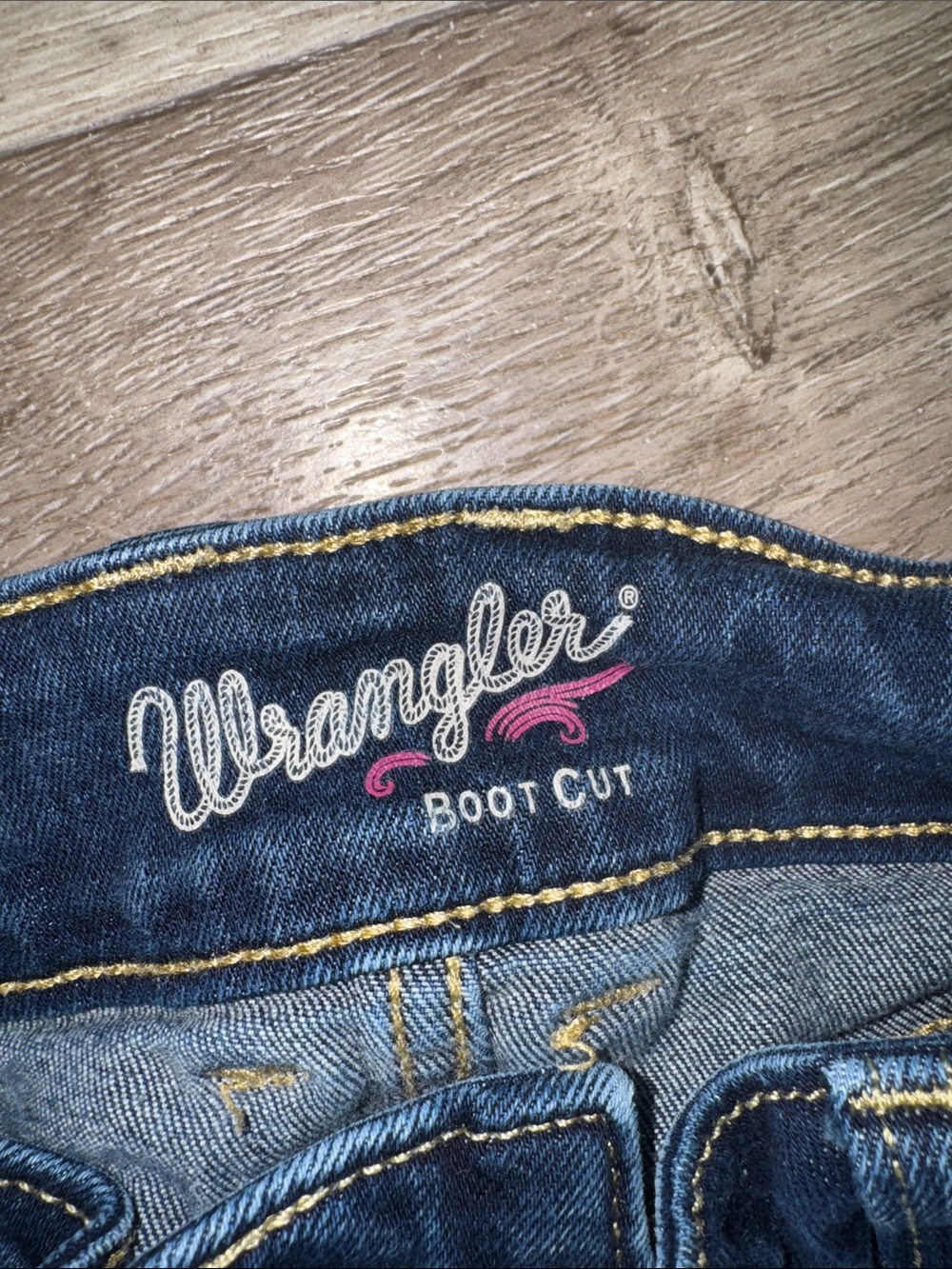 Wrangler Dark Blue Flare Jeans for Women - Picture 2 of 4